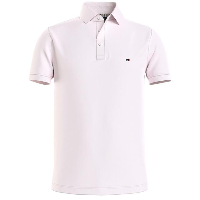 Polo marškiniai trumpos rank. vyrams, Rožinė, 1985 slim polo