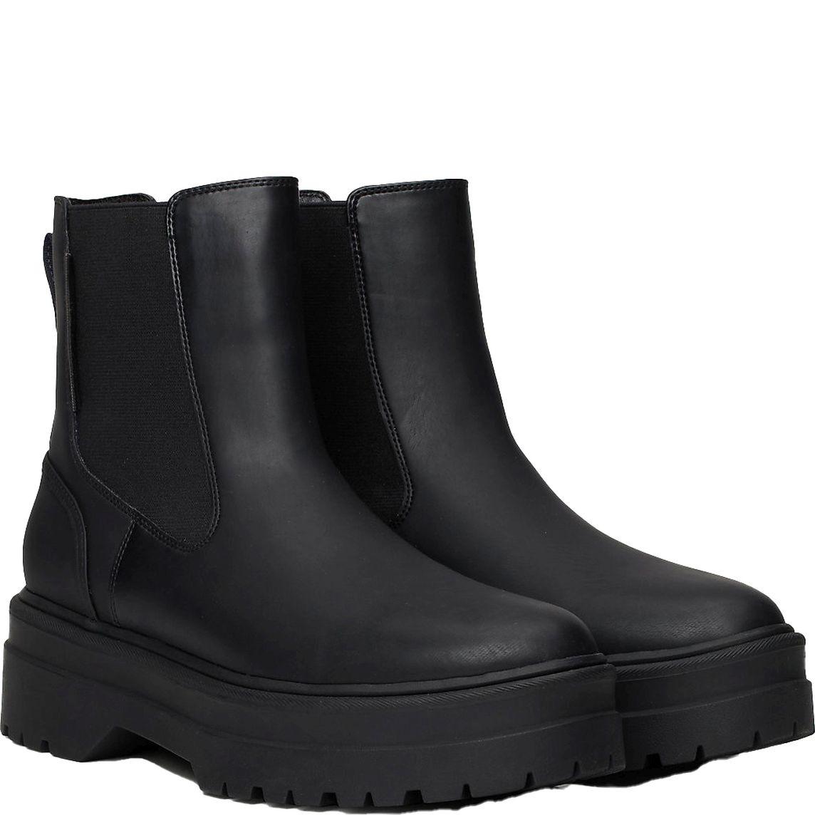 Aulinukai moterims, Juoda, Rubberised chelsea