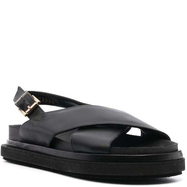 Basutės moterims, Juoda, Marshmallow sandals