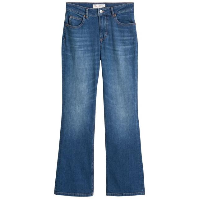 Platėjantys džinsai moterims, Mėlyna, M00921612083 Flared