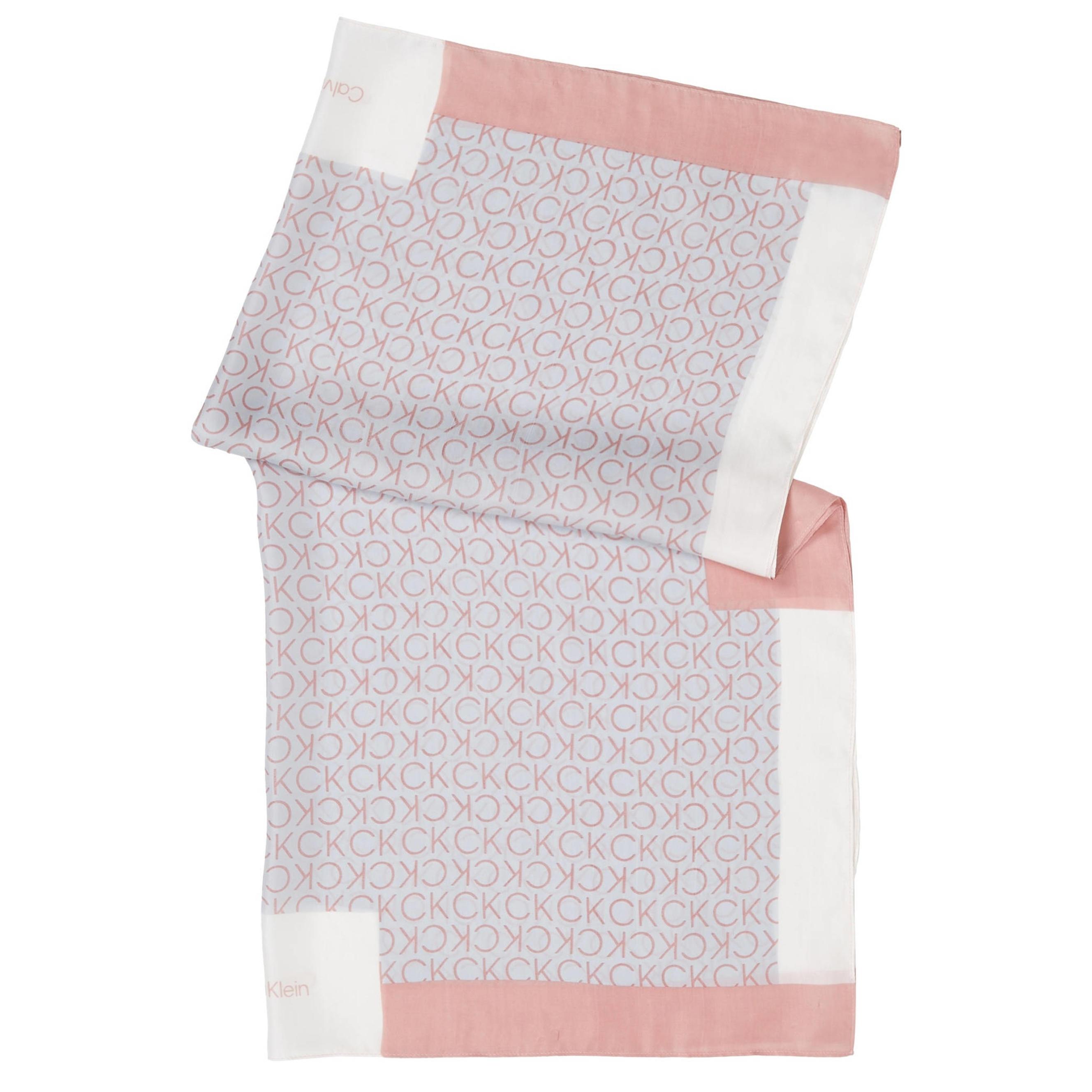 Šalikas moterims, Rožinė, Minimal logo bandana 70x70