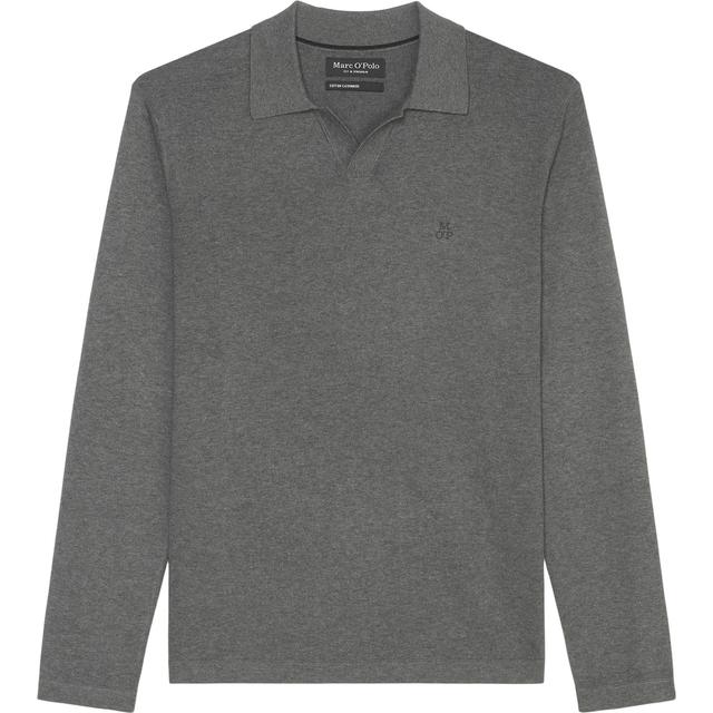 Polo marškiniai ilgos rank. vyrams, Pilka, Polo long 428513560320