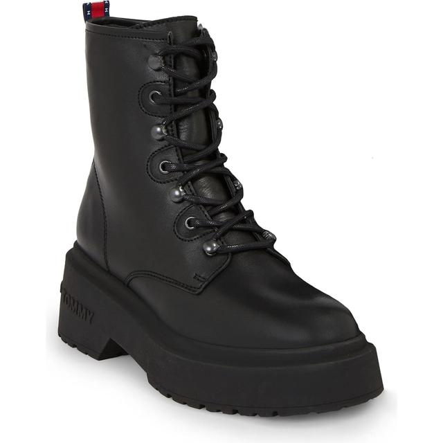 Aulinukai moterims, Juoda, Lace up boot chunky