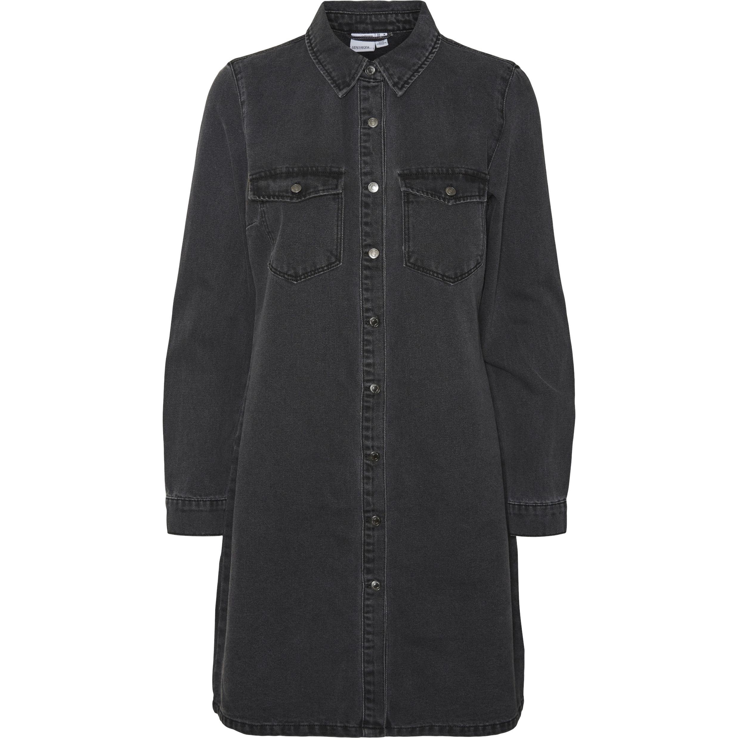 Mini suknelė moterims, Juoda, Jennie short denim dress mix