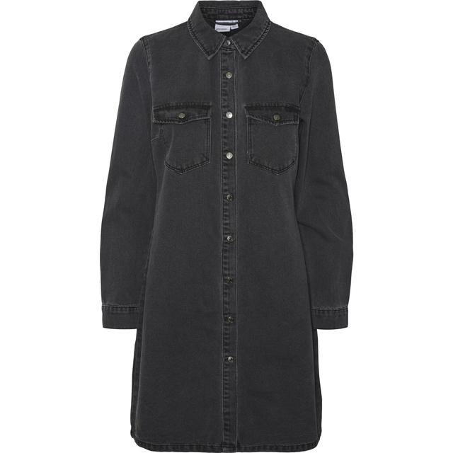 Mini suknelė moterims, Juoda, Jennie short denim dress mix