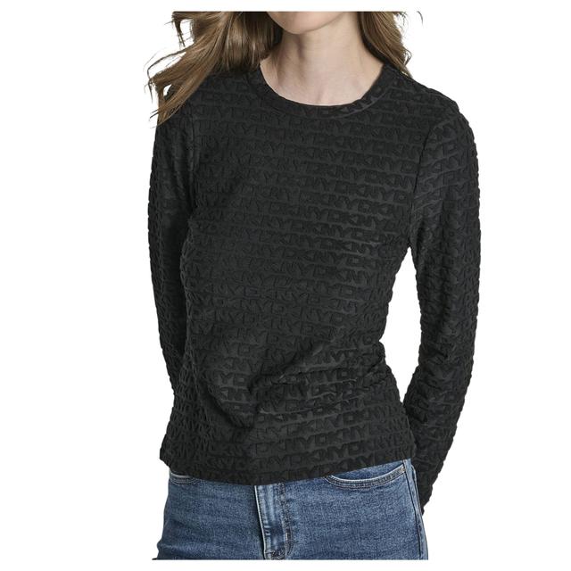 Palaidinės moterims, Juoda, Logo jacquard ls fit