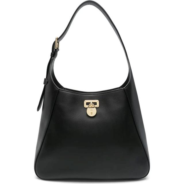 Rankinė per petį moterims, Juoda, Shoulder bag large