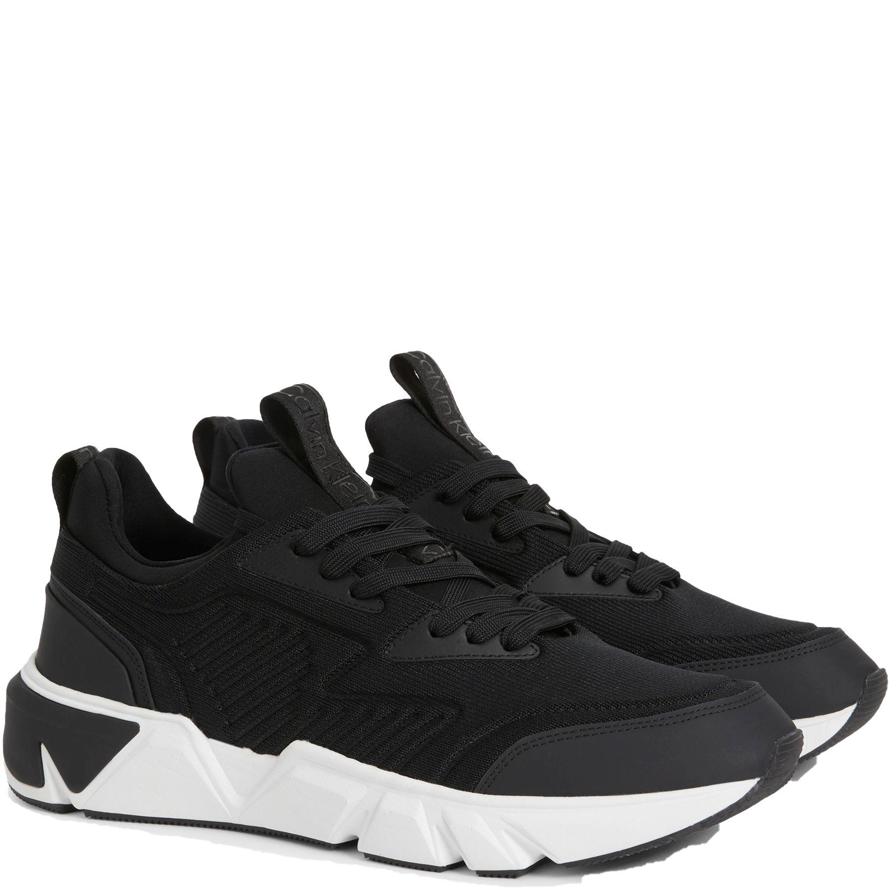 Laisvalaikio bateliai vyrams, Juoda, Low top lace up knit leisure