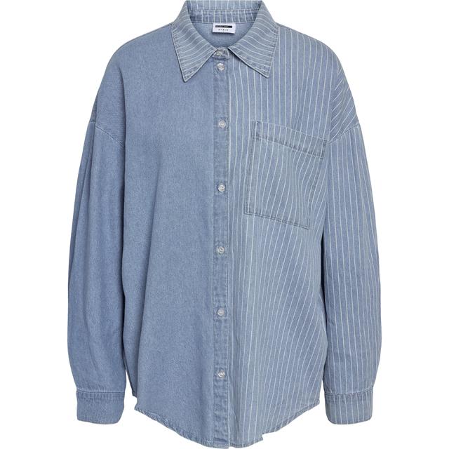 Marškiniai ilgomis rankovėmis moterims, Mėlyna, Katri oversize shrt