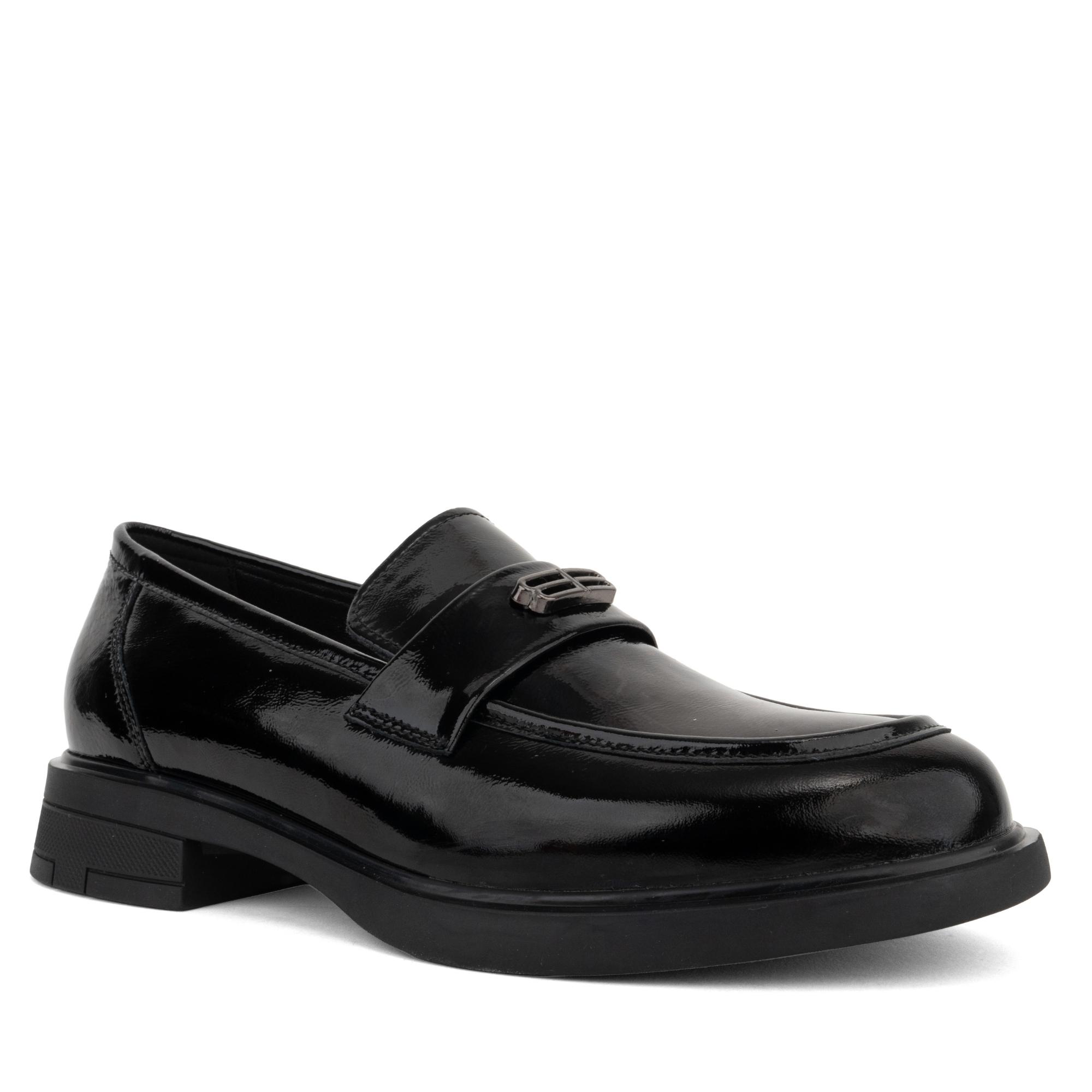 Loaferiai moterims, Juoda, loafers