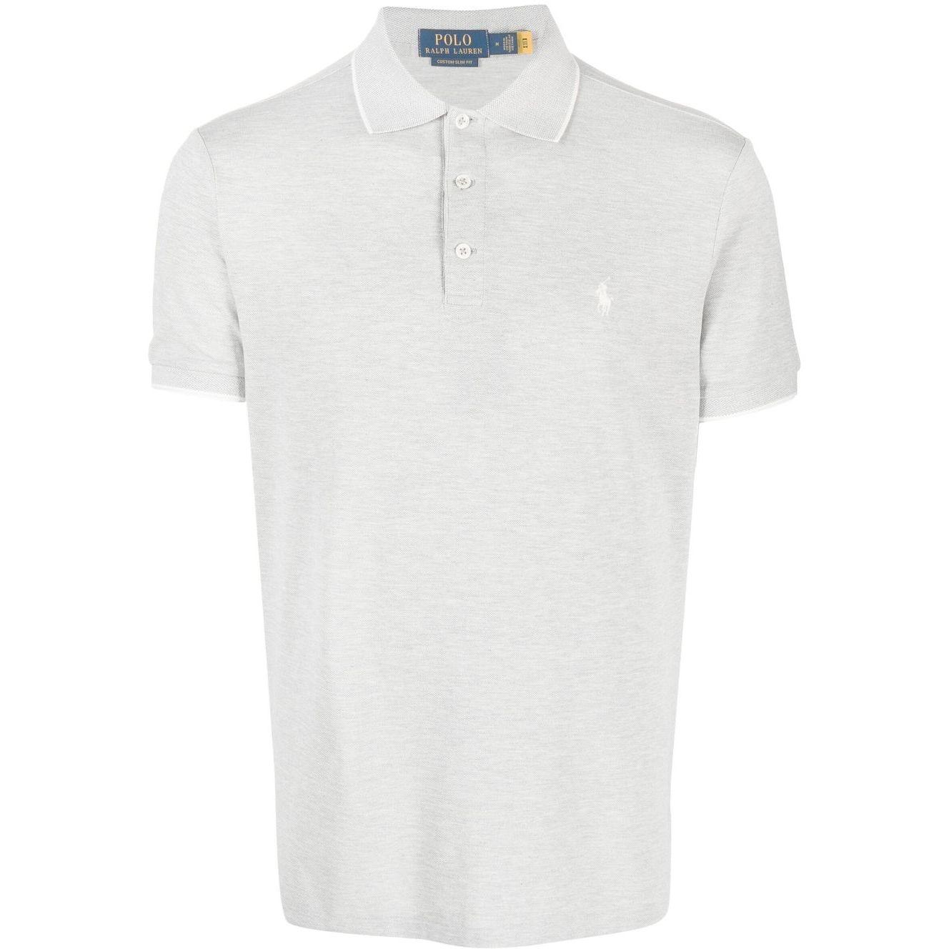 Polo marškiniai trumpos rank. vyrams, Pilka, Short sleeve polo shirt