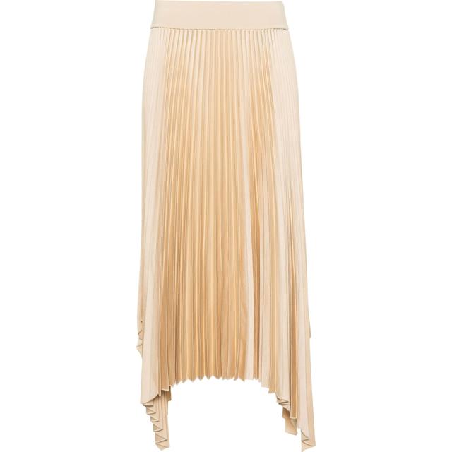 Maxi sijonas moterims, Kūno, Ade skirt knit weave plisse