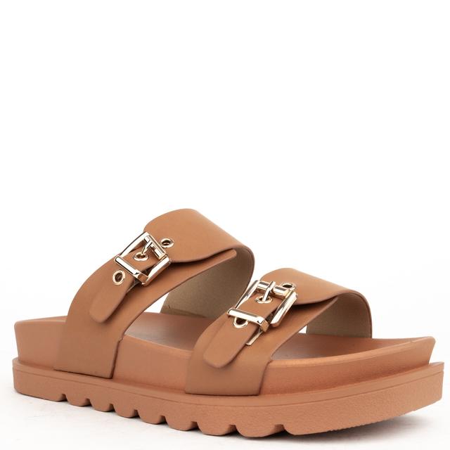 Basutės moterims, Ruda, Sandals