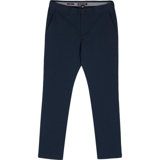 Laisvalaikio kelnės vyrams, Mėlyna, Slim seersucker chino