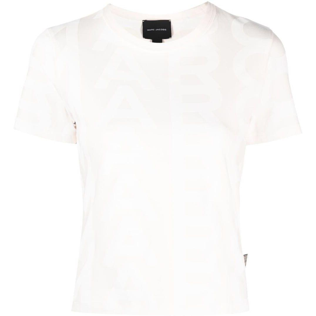 Marškinėliai trump. rankovėmis moterims, Kūno, Monogram baby tee