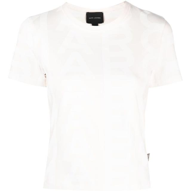 Marškinėliai trump. rankovėmis moterims, Kūno, Monogram baby tee