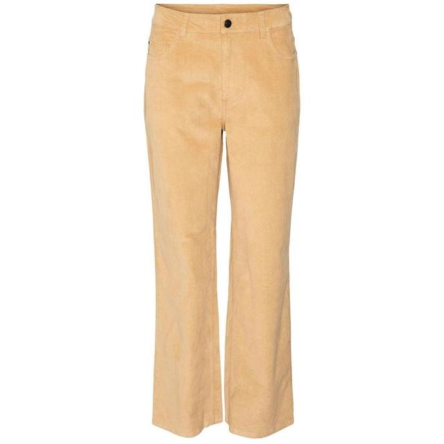 Tiesūs džinsai moterims, Smėlio, NMAMANDA NW COLOR COR