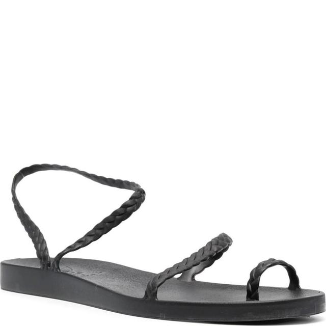 Basutės moterims, Juoda, Lito vachetta sandals