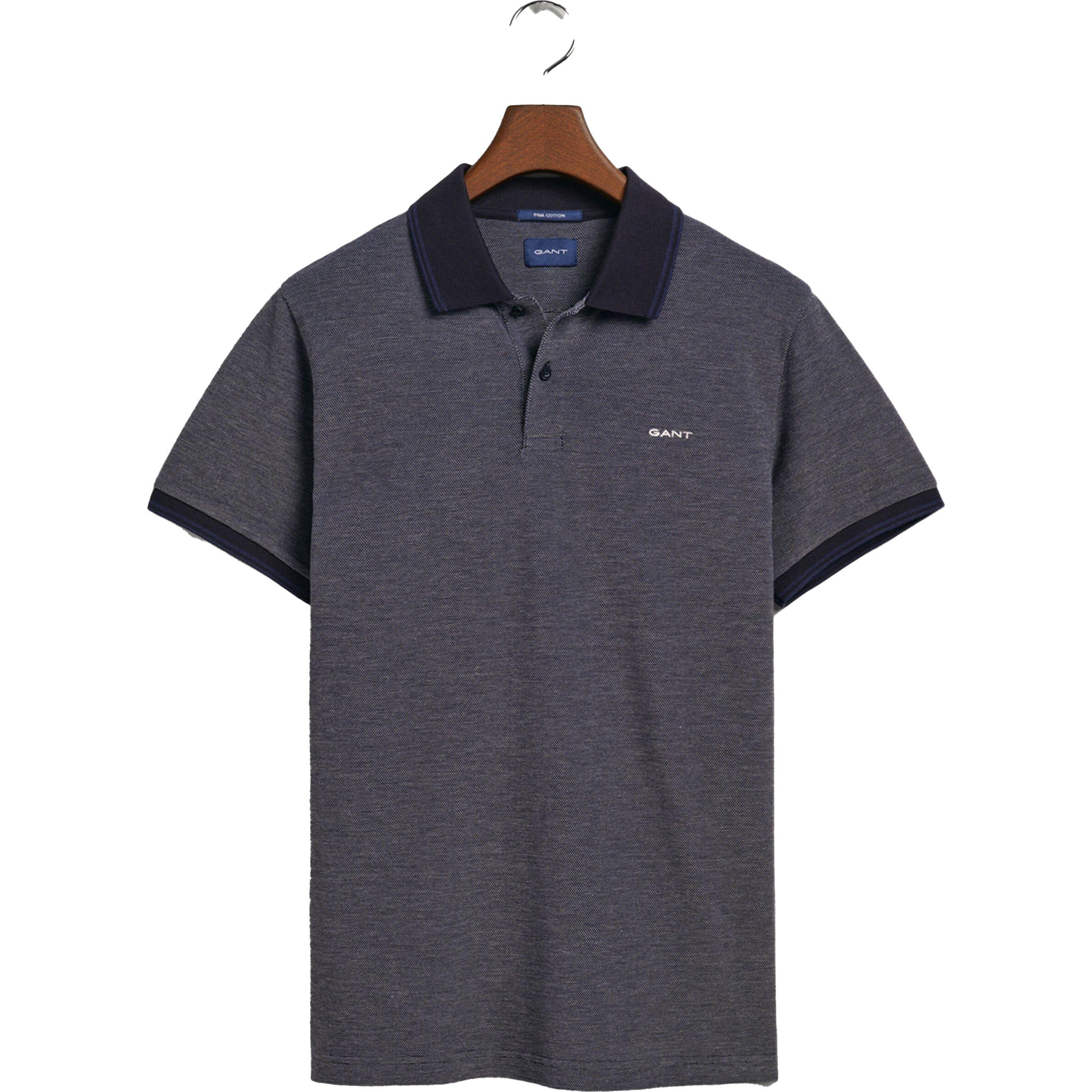 Marškinėliai vyrams, Mėlyna, 4-COL OXFORD