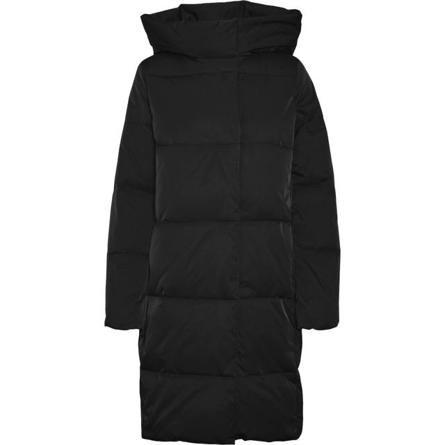 Pūkinis paltas moterims, Juoda, Stella coat