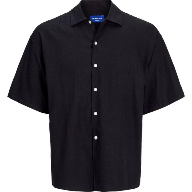 Marškiniai trump. rankovėmis vyrams, Juoda, Paros oversized shirt