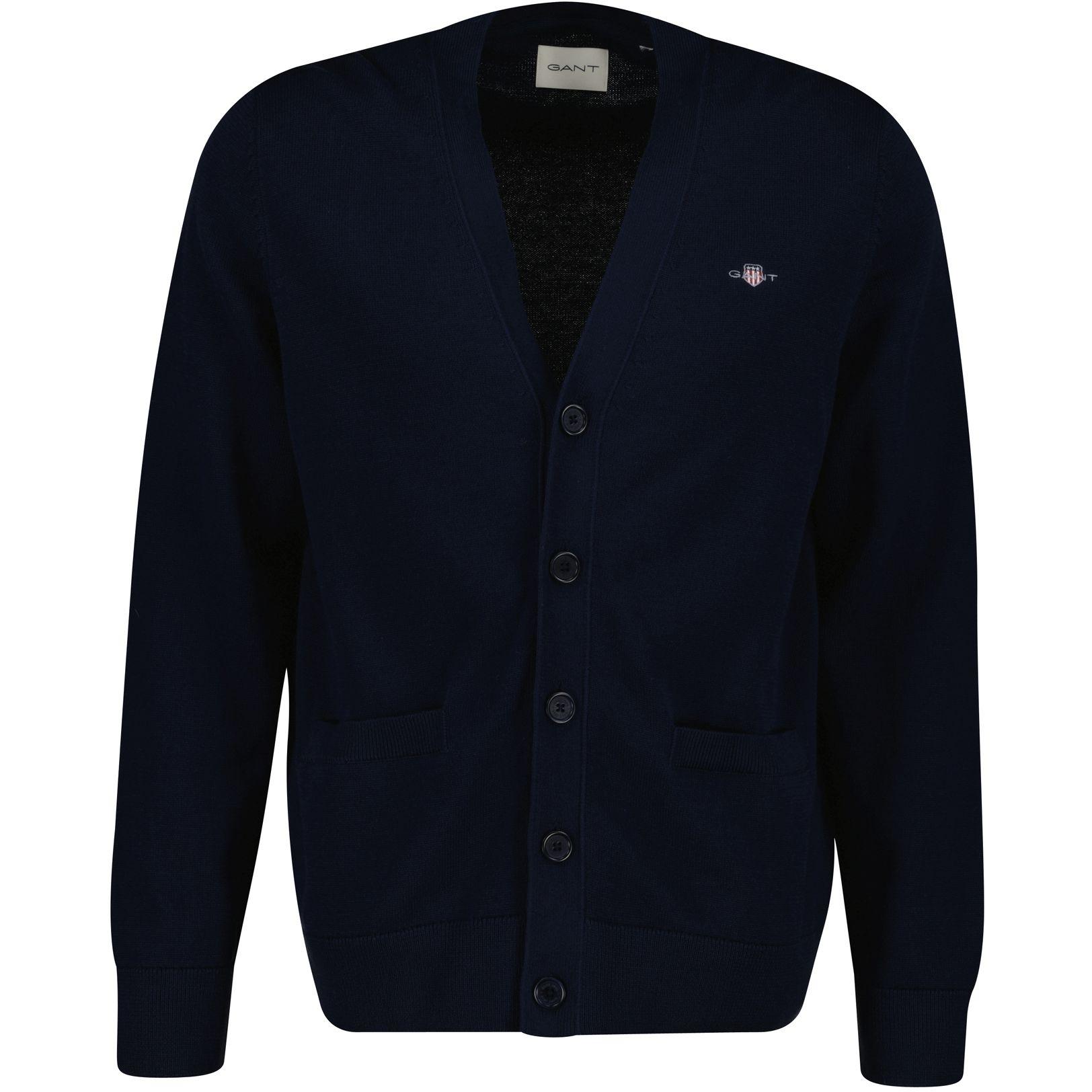 Kardiganas vyrams, Mėlyna, casual cotton cardigan