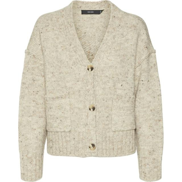 Kardiganas moterims, Smėlio, Ingrid v-neck cardigan