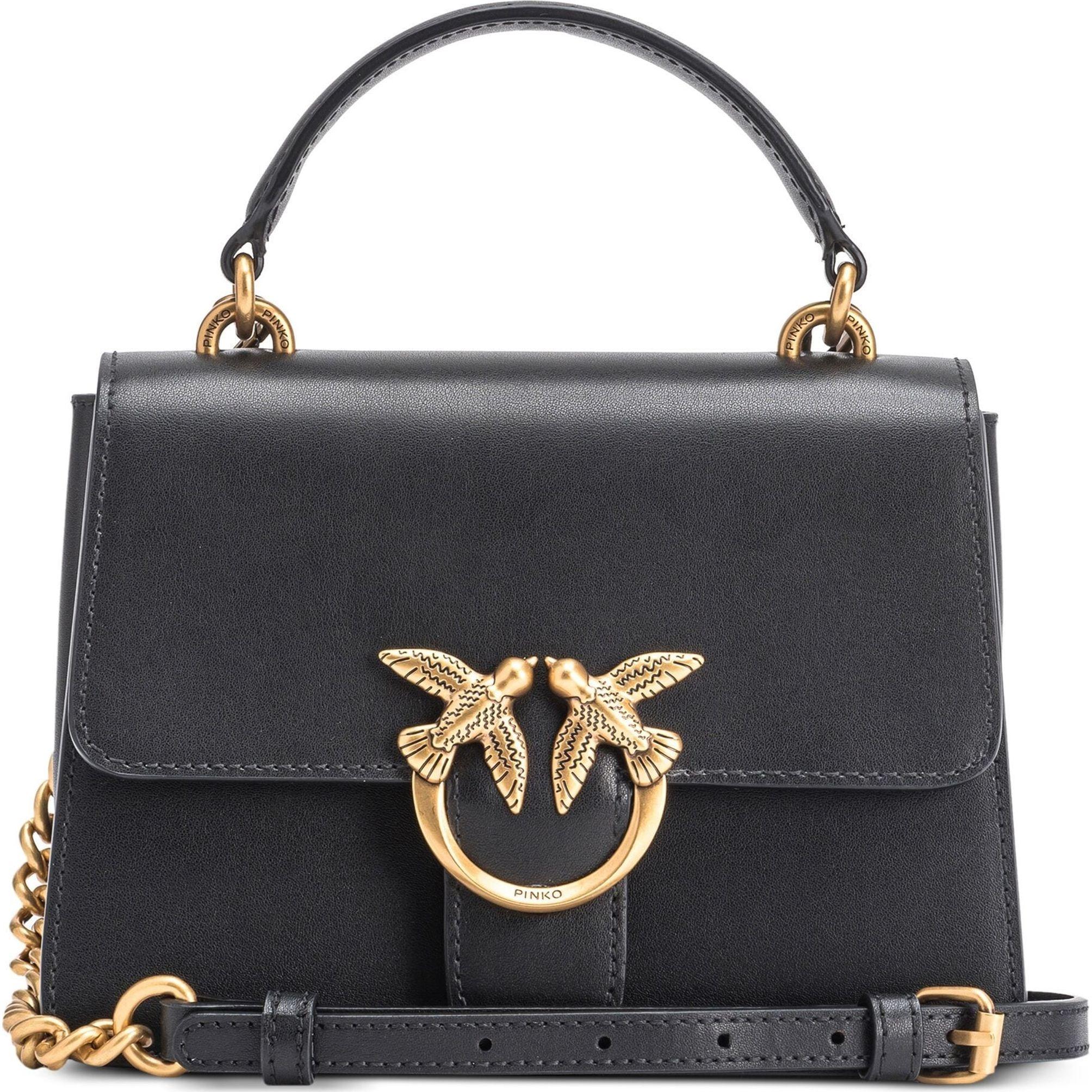 Pirkinių krepšys moterims, Juoda, Small love tote bag