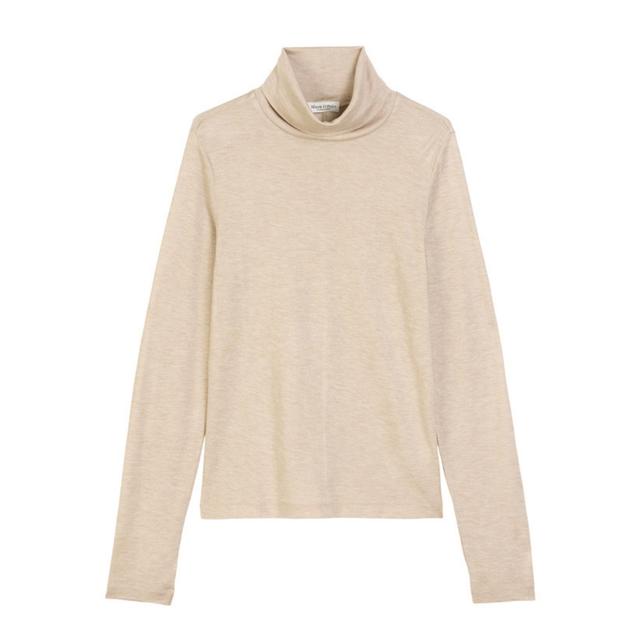 Palaidinės aukštinta apykakle moterims, Smėlio, 510217052215 Turtn tops