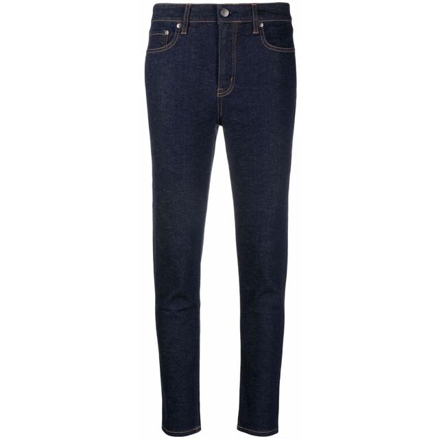 Aptempti džinsai moterims, Mėlyna, Hi rs sk ank 5 pocket denim