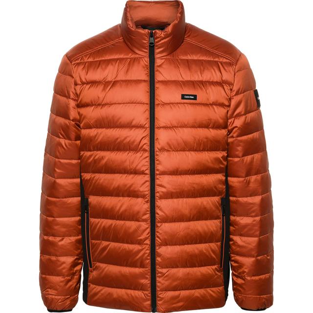 Pūkinė striukė vyrams, Ruda, Puffer jacket