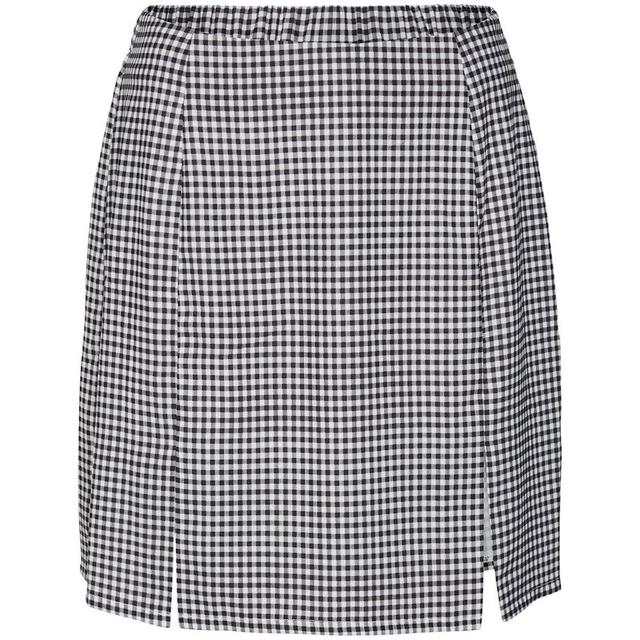 Mini sijonas moterims, Balta, NMJOE HW SHORT SKIRT