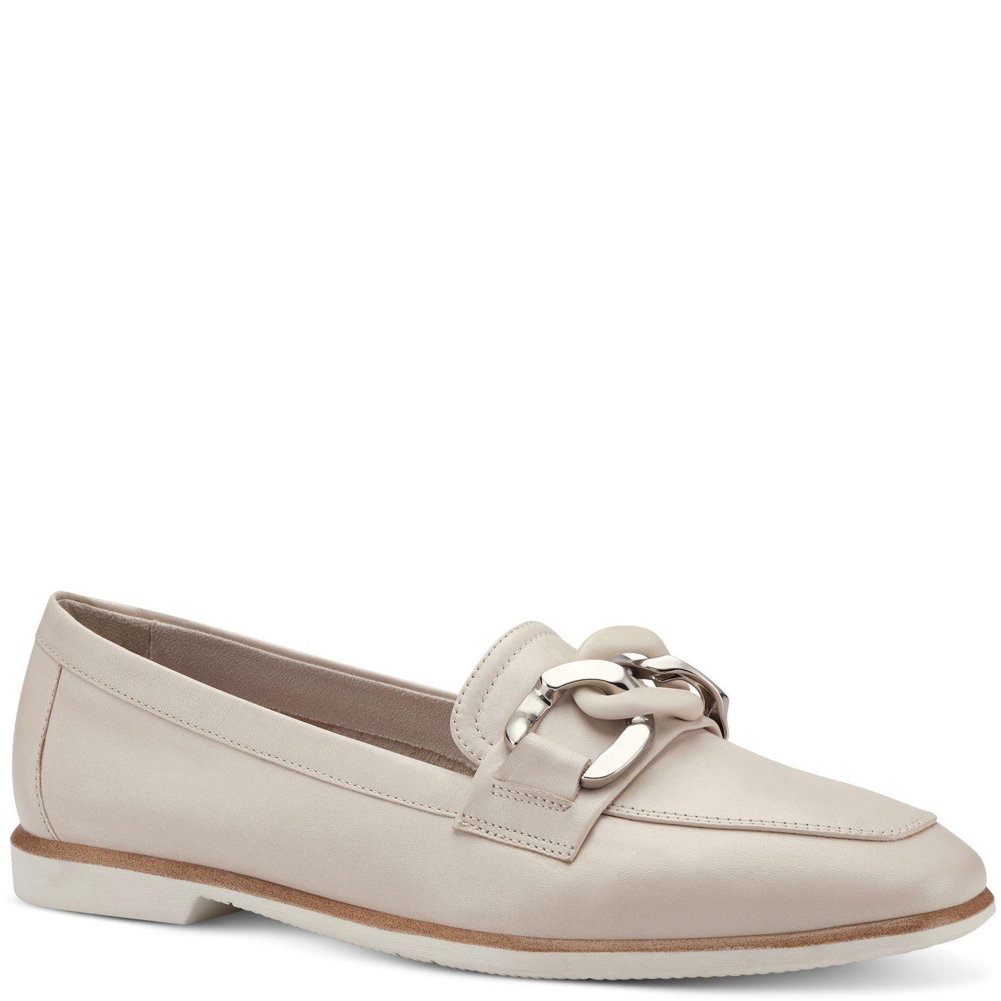 Loaferiai moterims, Smėlio, LOAFERS