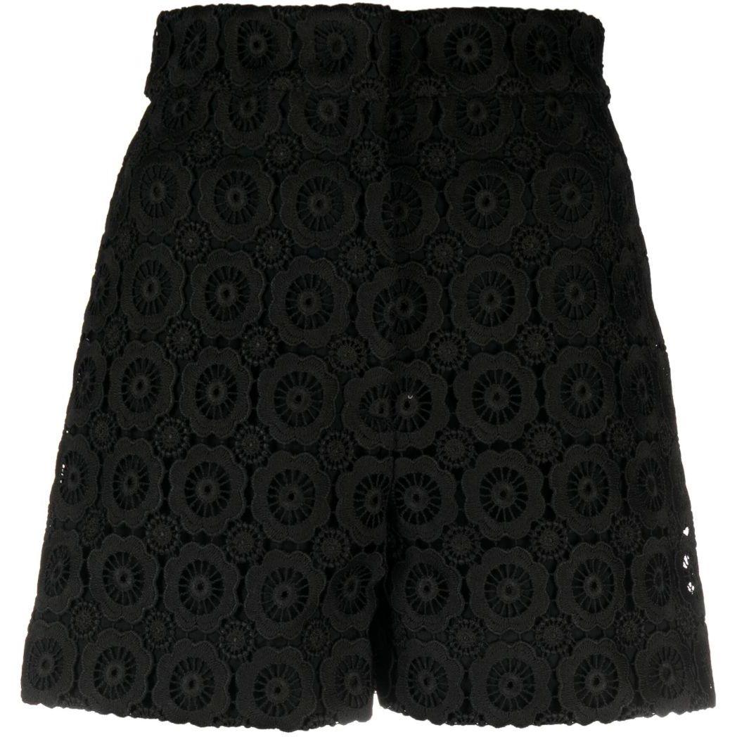 Šortai moterims, Juoda, High waist shorts