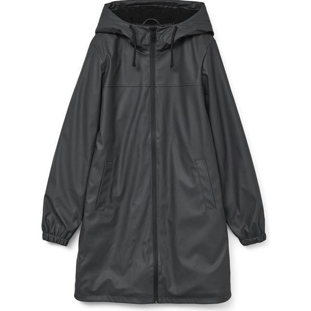 Lietpaltis moterims, Juoda, Asta teddy