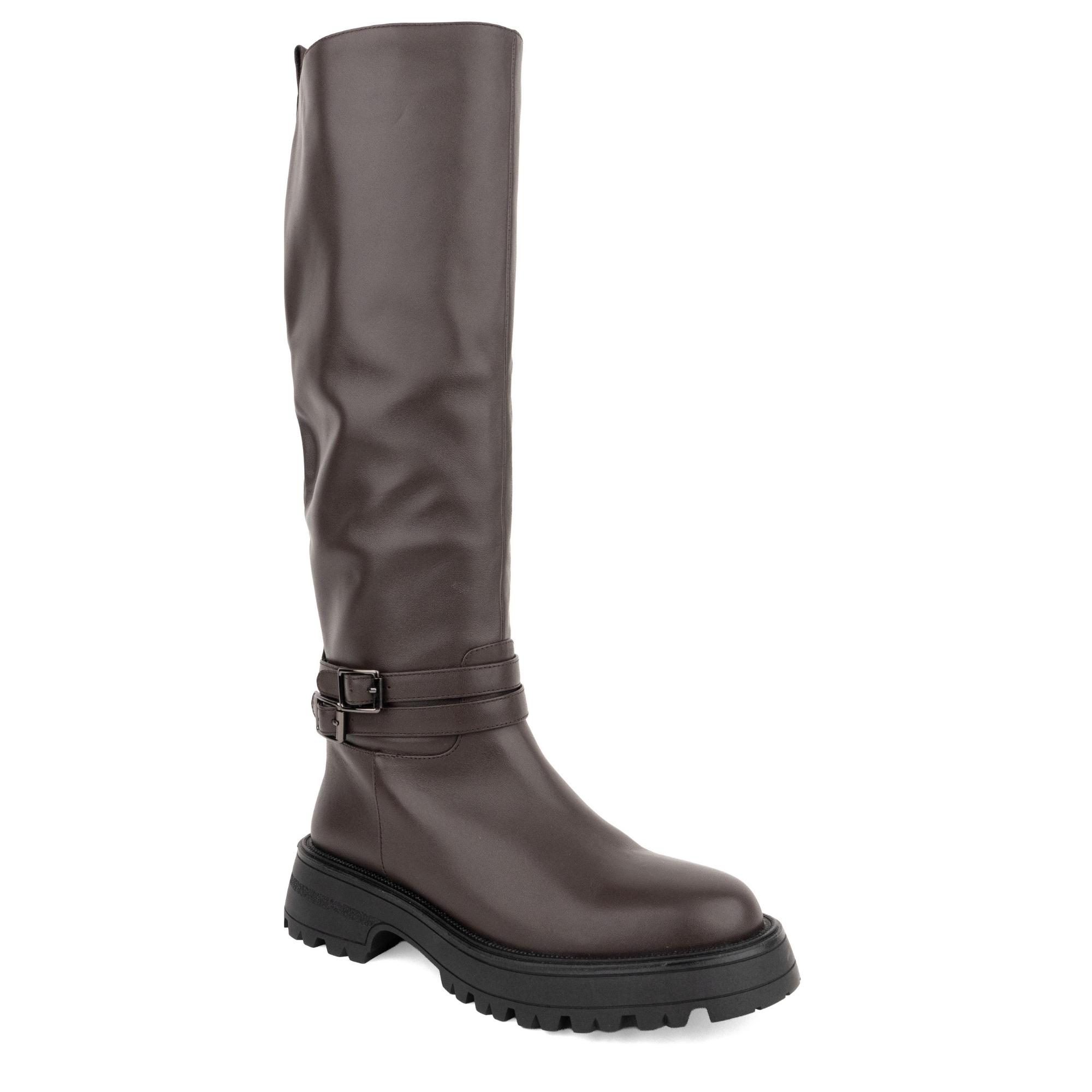 Auliniai moterims, Dark Brown, Boots