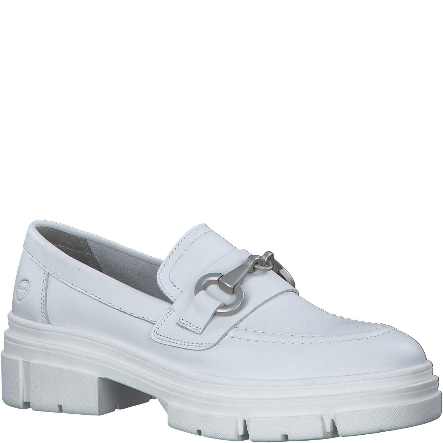 Loaferiai moterims, Balta, LOAFERS
