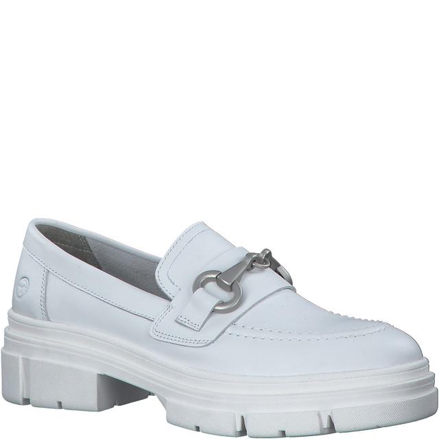 Loaferiai moterims, Balta, LOAFERS