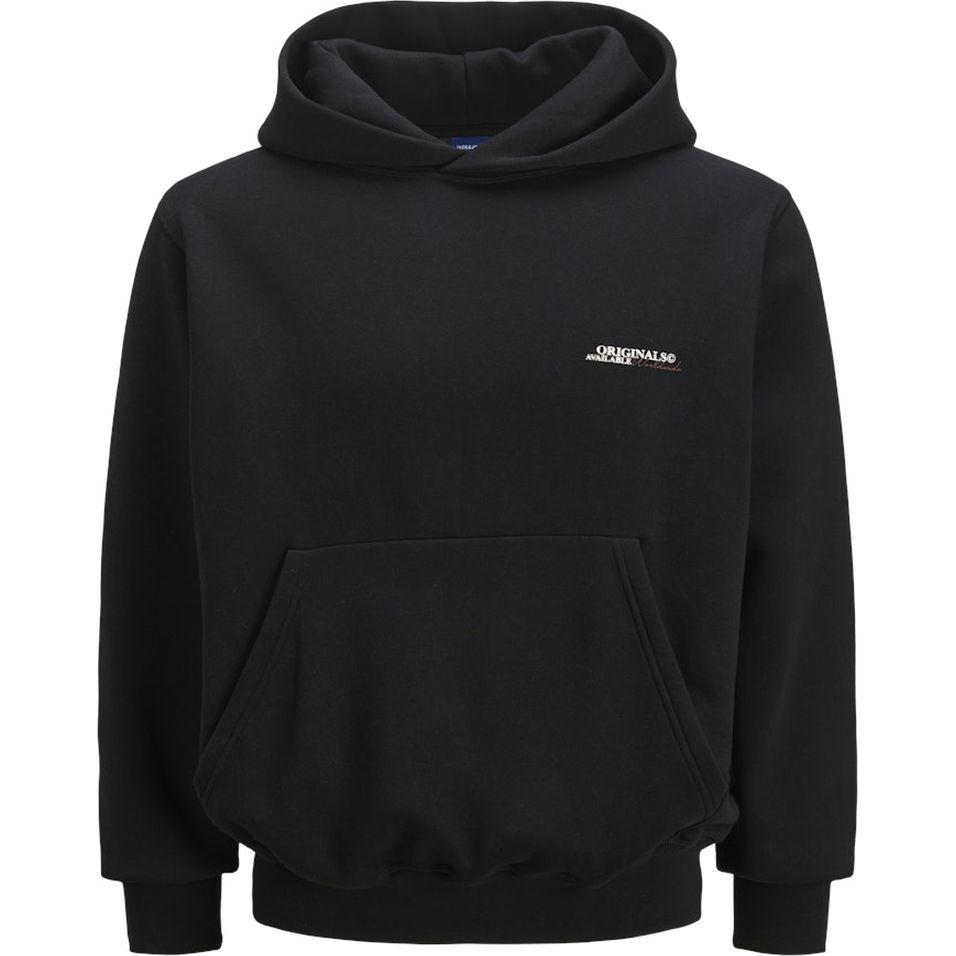 Džemperis vyrams, Juoda, Islington back sweat hood