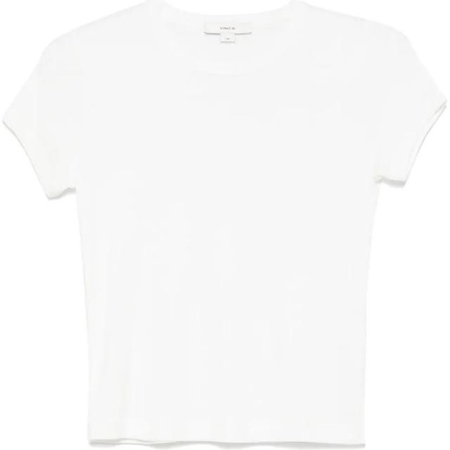 Marškinėliai trump. rankovėmis moterims, Balta, Shrunken 90s tee