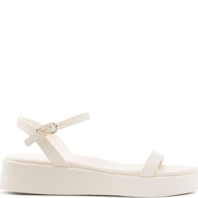 Basutės moterims, Balta, Irida vachetta  sandals