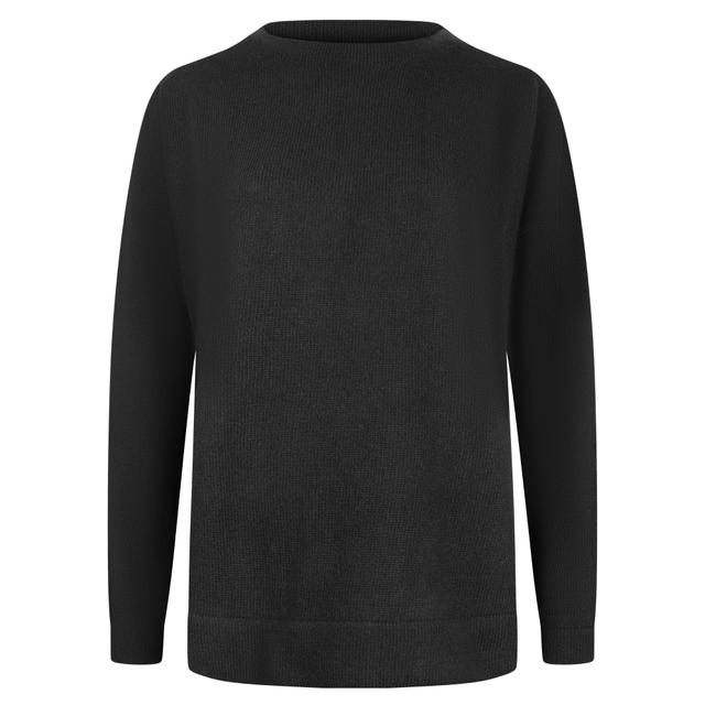 Megztinis moterims, Juoda, Sweater