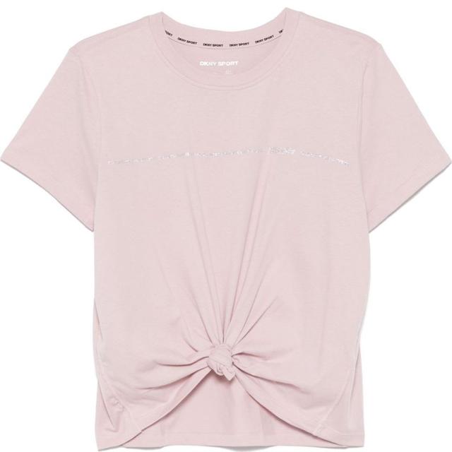 Marškinėliai trump. rankovėmis moterims, Mėlyna, Rhinestone stripe lo