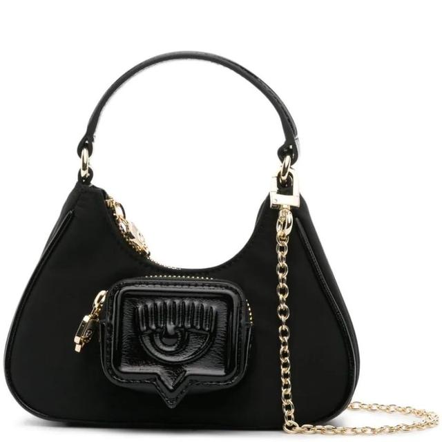 Rankinė, krepšys moterims, Juoda, Eyelike pocket  hobo bag