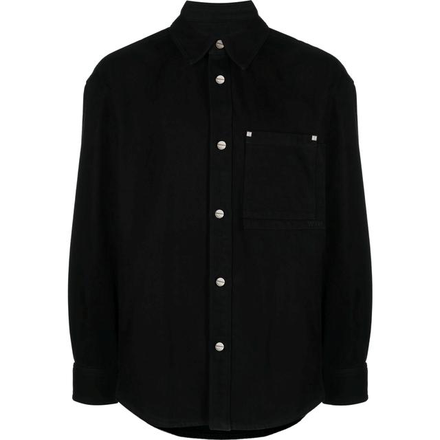 Marškiniai ilgomis rankovėmis vyrams, Juoda, Mens shirt