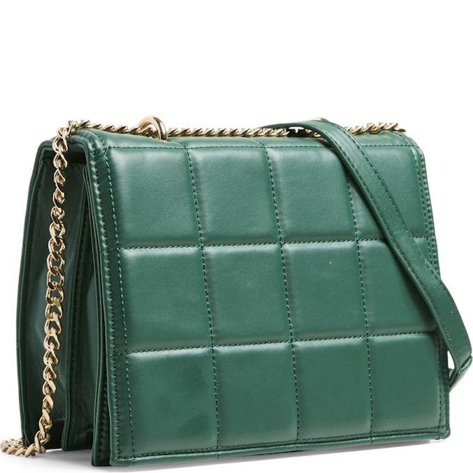 Rankinė per petį moterims, Žalia, PCNECKS SHOULDER BAG