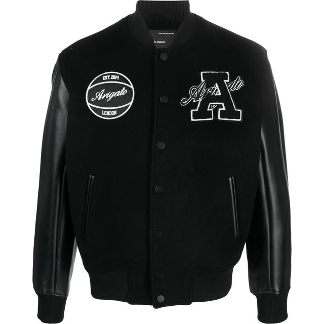 Bomberis vyrams, Juoda, Hudson varsity jacket