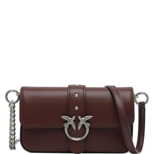 Rankinė per petį moterims, Vyšninė, Love one slouchy baby vitello