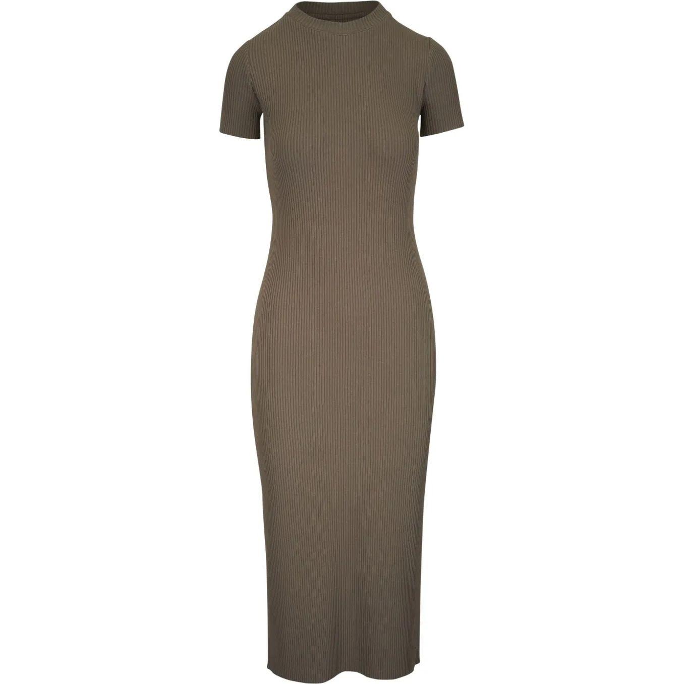 Maxi suknelė moterims, Kūno, Rib s/s crew nk dress