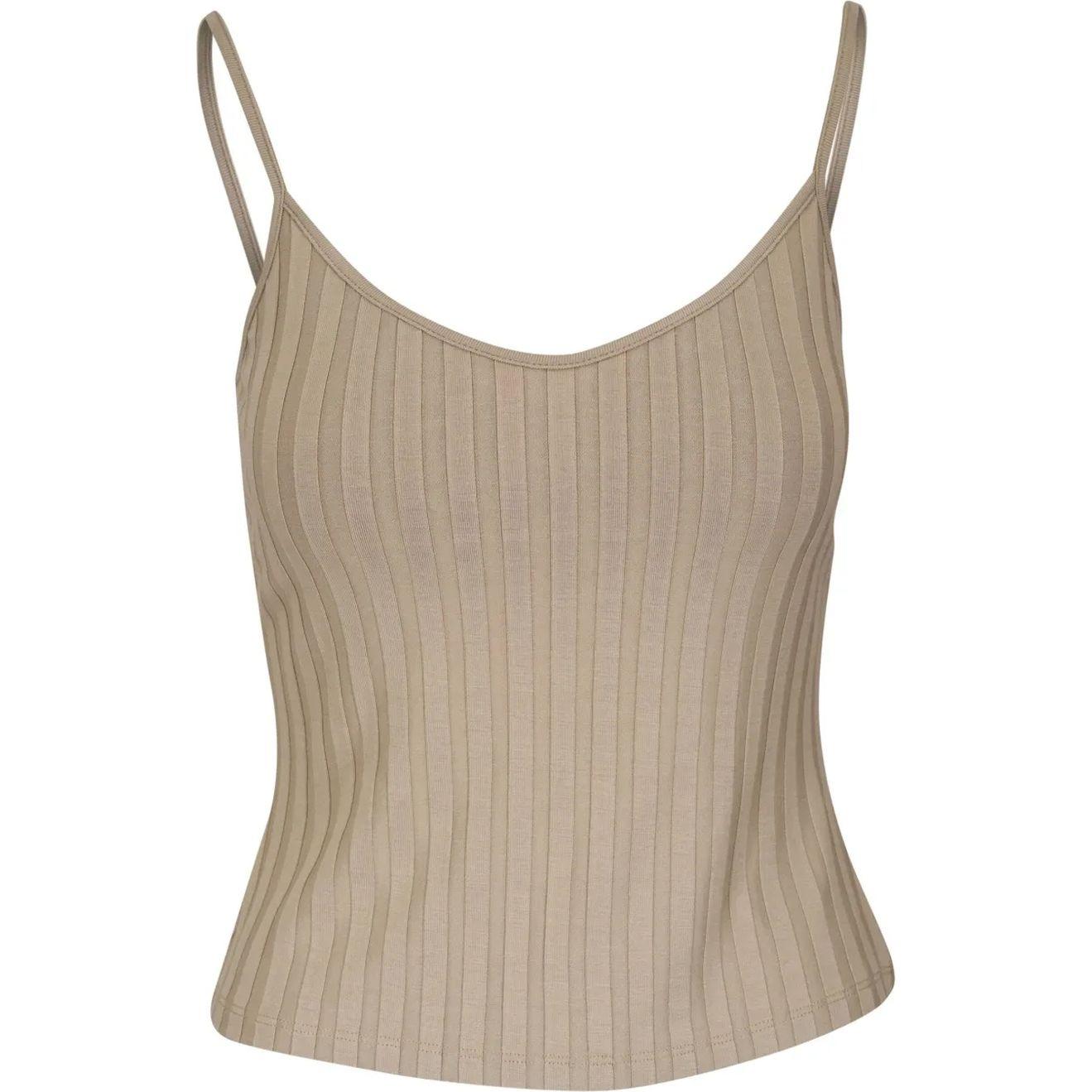 Marškiniai be rankovių moterims, Kūno, Rib v nk cami